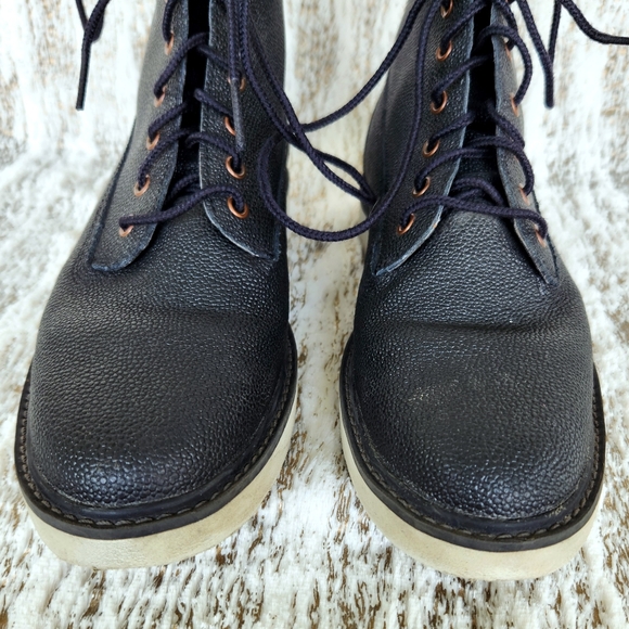 Timberland "Kenniston" Waterproof Boots Pebbled Leather Black | Women's Size 9 - Picture 3 of 12